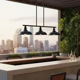 Kenroy Home 93512BL 3-Light Linear Pendant Ceiling Fixture, Black Finish - Thumbnail 5
